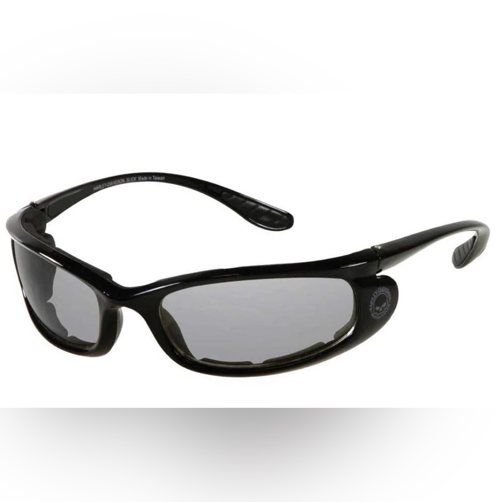 Harley-Davidson Slick HDS 803 Black Protective Goggles‎ with Clear Lenses